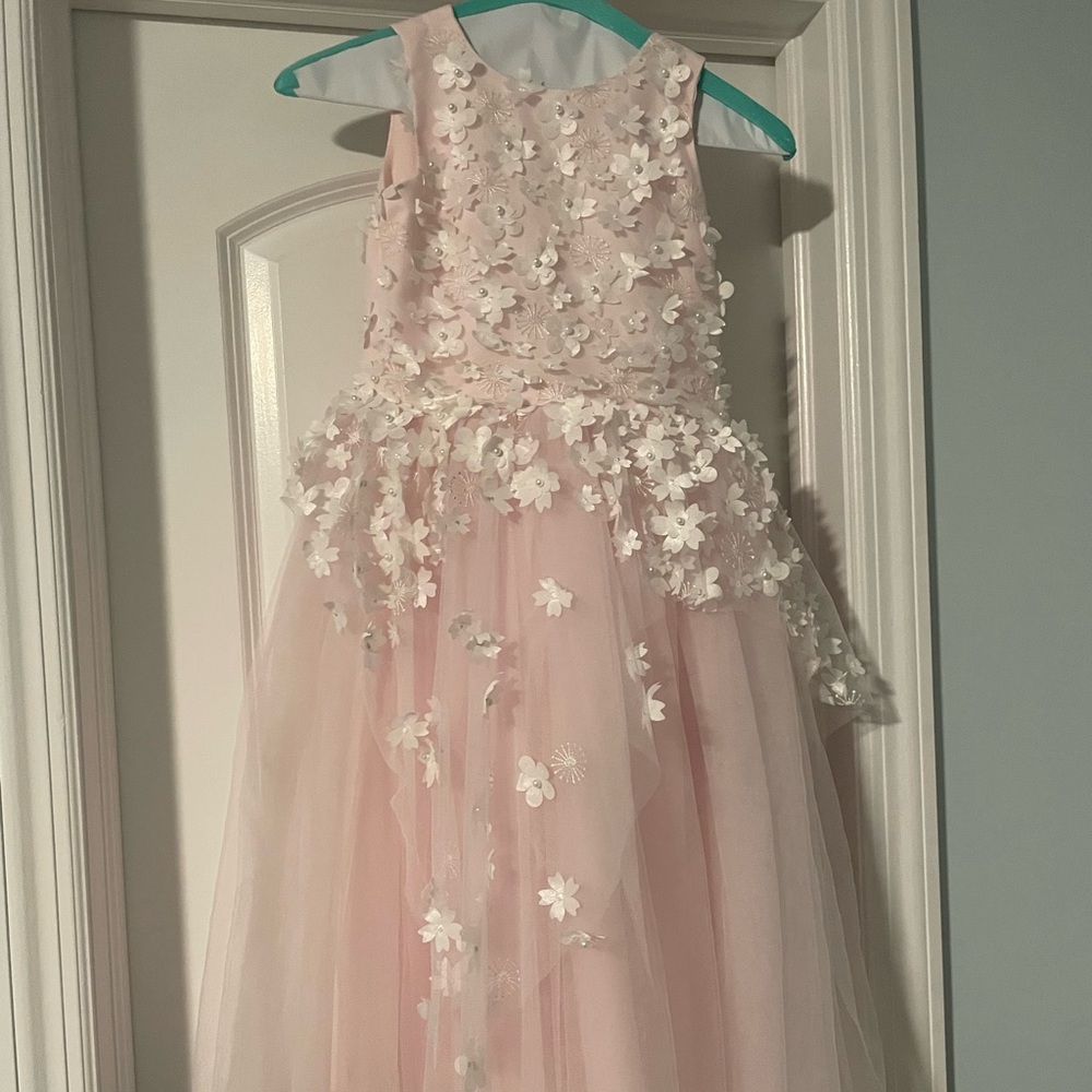 White Label by Zoe Girls Lauren Tulle Dress Size 7